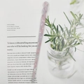 Modern acetate hair stick in dreamy pink and purple marble pattern with spiral top - Iridescent Pink Purple Marble (13#)