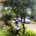 Mini-Discokugel Auto-Anhänger mit schwarzem Cowboyhut und Kordel im Freien - Schwarzer Cowboyhut Disco Kugel Anhänger (Anhänger 9)