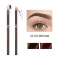 Slim 2mm eyebrow pencil in color 03 Tea Brown with precision tip and grooming brush - 2mm Ultra-Fine (Quick Draw) / 03# Slim Brown