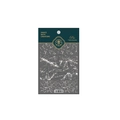 Pro TENSOR TS706 ultra-thin nail art sticker with white natural marble lines design - Standard Adhesive Material / Natural Line (TS-706)