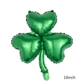 18-inch green four-leaf clover foil balloon for Saint Patrick's Day and wedding parties - 18 Inch Clover