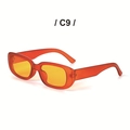 Translucent Matte Orange Frame Orange Lens