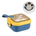 Portapranzo bicolore in acciaio inossidabile 304 a doppio strato con cucchiaio bianco - Interno in Acciaio Inossidabile / 750ml / Blu