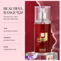 Beautiful Range 520 Fragrance Mist 88ml in red bottle with amber and jasmine notes - 8817/88ml