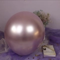 Metallic rose gold latex balloon with chrome finish for wedding and party decorations - Metallic Light Purple - Extra Large