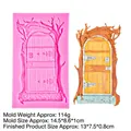 Moule en silicone pour porte vintage et texture de branches pour gâteaux en fondant - 3# Porte Texture Branche / Rose
