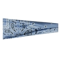 Blue paisley printed sports headband made of smooth fabric for running and yoga - 4# Royal Blue Paisley