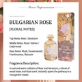 Bulgarian Rose 150ml reed diffuser in Monet-style art packaging with floral scent notes - Bulgarian Rose 150ml