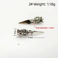 Tibetaans zilveren Vajra Dorje hanger 21mm retro stijl voor DIY boeddhistische sieraden - 2# / Zilver
