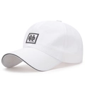 Cappellino da corsa in rete bianca ad asciugatura rapida con occhielli traspiranti - Traforato Bianco
