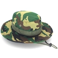 Outdoor jungle camouflage boonie hat with adjustable chin strap for sun protection - One Size L (58-60cm) / Multicam Camouflage