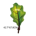 Green oak leaf foil balloon decoration for Thanksgiving party events, size 42.7x67.8CM - Green Leaf / 42.7*67.8cm