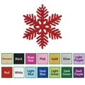 Glitterende 10cm sneeuwvlok kerstboomversieringen in 14 verschillende kleurenopties - 10CM-5g (met touw) / Zeshoekige Sneeuwvlok