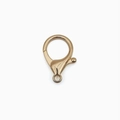 Cierre de mosquetón dorado de aleación para joyería DIY y llaveros con acabado pulido - 35mm (35#) / Oro KC