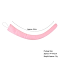 Pink plush animal tail costume accessory for cosplay with white elastic loop strap - 32cm Regular Tail / Pink