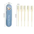 5-piece set of portable double-headed nose hair trimmers in clear storage box - 5PCS (with Storage Box)