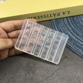 Transparente Silikonform für Nagelkunst mit 3D-Bären- und Herzmustern - 109-Süßer Liebling