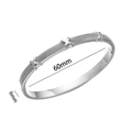 177 Steel-colored Bracelet