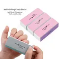 4-way nail buffer block set for professional manicures with multi-step polishing surfaces - 9cm x 3.9cm x 2.9cm