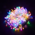 Colorful LED string lights with transparent wire for outdoor camping and tent decoration - Bare Light (Multicolor) / 1.5m 10LED Battery