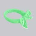 Bandeau rafraîchissant vert avec nœud et couture blanche pour activités de plein air - Carte Coréenne / Vert