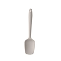 Gray silicone spatula for cooking and baking with ergonomic handle and hanging hole - Small T-Spatula