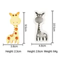 Cute giraffe silicone mold for making scented candles and aroma plaster crafts - Style 8-Gray Giraffe