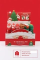 Christmas themed 10-color retractable ballpoint pen with 0.7mm tip and holiday toppers - 7128 Christmas 10-Color Pen