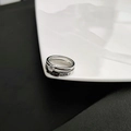 Jz-70 Titanium Steel Ring Silver / Size 7