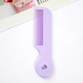 Portable purple macaron hairbrush for women featuring a creative heart cutout design - Individual Packaging / Simple Mini Comb/Roland Purple