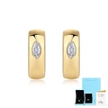 Orecchini moissanite marquise in argento 925 dorato con certificato GRA e set regalo - Moissanite (con confezione regalo e certificato) / Oro