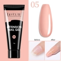 Gel per extension unghie LILY'CUTE tonalità 05 per modellazione rapida professionale - 05-Pelle Naturale