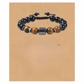 10mm tiger eye and magnetic bead bracelet for men on a To My Man greeting card - To My Man
