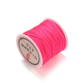 Close-up of rose red 72# polyester cord for DIY jewelry and Chinese knot weaving - Rose Red
