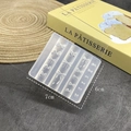 Moule en silicone pour nœuds de nail art avec styles variés pour bricolage résine 7x6cm - 149-Nœud à la Crème