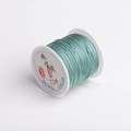 72 gauge light teal green nylon cord for handmade jewelry and DIY knot weaving - Qiuxiang Green No.06 / A-Line/30 Meters