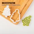 Christmas tree cookie cutter mold with 5x7.5cm dimensions for holiday baking decoration - 5x7.5cm