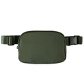 Army green nylon sports waist bag with adjustable strap and durable buckle closure - 20.5*14*5cm / Army Green