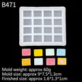 Moule en silicone 16 papillons pour résine DIY, fondant et cire, 9x7.5x1.3cm - 2# (16 Papillons) / Vert foncé