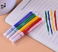 Set of four colorful markers in blue green yellow and red for DIY kids drawing crafts - 4 Color Markers