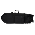 Waterproof black long skateboard bag with handles and reflective strip trim - 113cmX40cm / Longboard Bag Black
