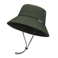 Cappello da sole impermeabile asciugatura rapida verde scuro con cinturino regolabile - Regolabile / Verde Scuro