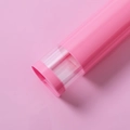 Pink and transparent waterproof plastic film roll for floral bouquet gift wrapping - Pure Paper - Pearl Pink