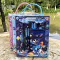 Kids stationery gift set with unicorn and astronaut themes in portable bags - Mixed Style