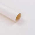 Close-up of a thick white paper tube for flower wrapping materials and posters - Pack of 20 / Cream