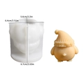 DIY silicone mold for cute cartoon chick with knitted hat candle and plaster crafts - Chick with Knit Hat