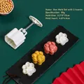 50g Cute claw shaped pastry mold with LOVE pattern for mooncakes and mung bean cakes - 50g 3D Paw Print (1 Mold 2 Stamps)
