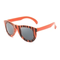 Occhiali da sole per bambini con motivo zebra e montatura mimetica arancione - Motivo tigre rosso arancio
