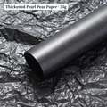 Thickened pearlescent 35g tissue paper in dark grey charcoal for floral gift packaging - Thickened Pearlescent Sydney Paper [Night Black]