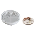 Silicone mold for 12cm round bow knot decorative tray and resin casting DIY coasters - Round Tray